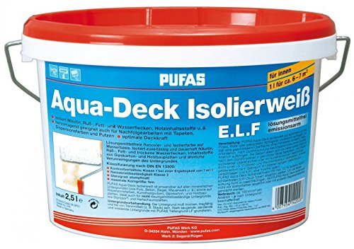 PUFAS Aqua-Deck Isolierweiß E.L.F. 2,5 Liter von PUFAS