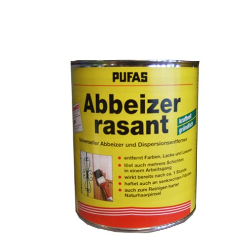 Pufas Abbeizer RASANT 2,5L - universeller Abbeizer Farben Lacke Lasuren und reinigen von harten Pinseln Pufas Abbeizer RASANT 2,5L - universeller Abbeizer Farben Lacke Lasuren und reinigen von harten Pinseln von Pufas Werk KG