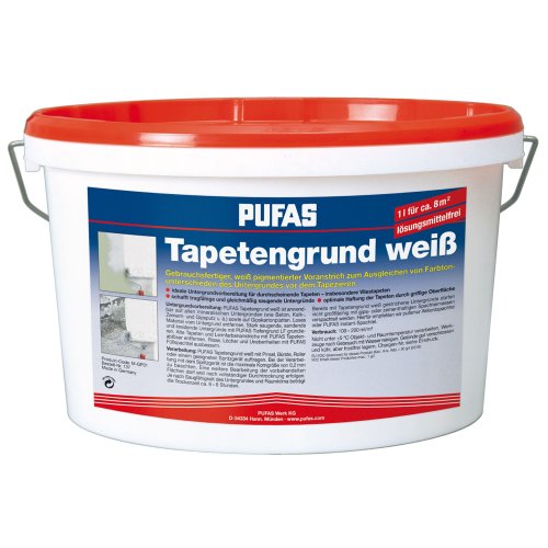 Pufas Tapetengrund weiss 5 Liter von PUFAS