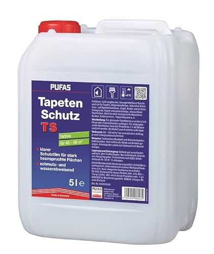 Pufas Tapetenschutz 5 Liter - Tapeten und Anstrichschutz Elefantenhaut von PUFAS