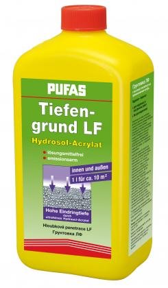 Pufas Tiefengrund LF Acryl-Hydrosol (Haftgrund für Farben) 1 Liter von PUFAS