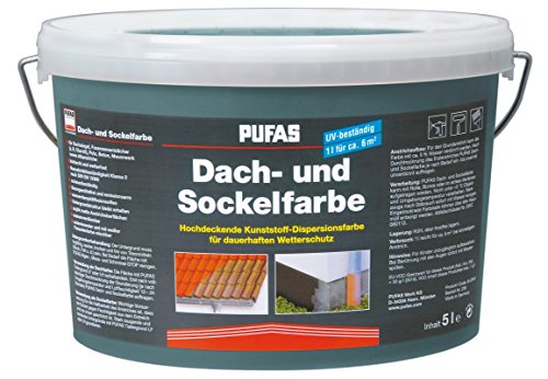 Pufas 10240 Dach und Sockelfarbe, Basaltblau von PUFAS
