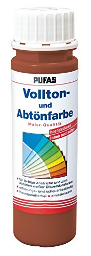 PUFAS Vollton- und Abtönfarben oxidrot 0,25 Liter von PUFAS