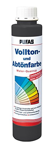 PUFAS Vollton- und Abtönfarben oxidschwarz 0,75 Liter von PUFAS