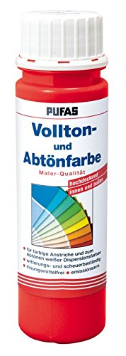 PUFAS Vollton- und Abtönfarben rot 0,25 Liter von PUFAS