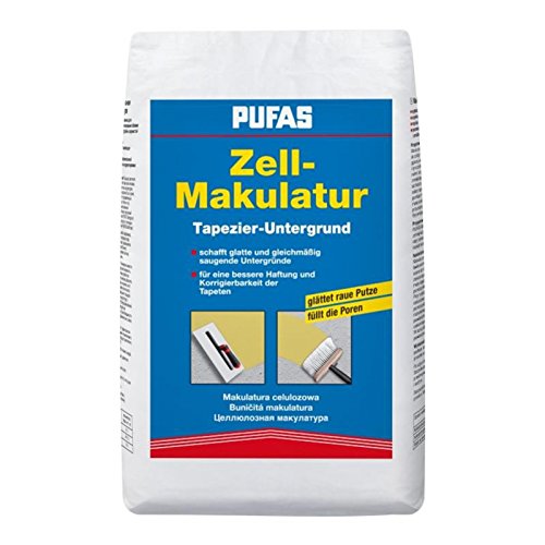 PUFAS Zell Makulatur 5kg - Untergrundvorbereitung Tapezierarbeiten von PUFAS