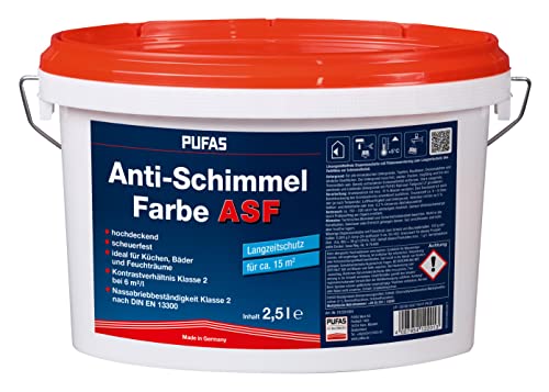 Pufas Anti-Schimmel-Farbe 2,500 L von PUFAS