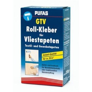 Pufas GTV-Rollkleber für Vliestapeten 3 Pack á 200 g von Pufas