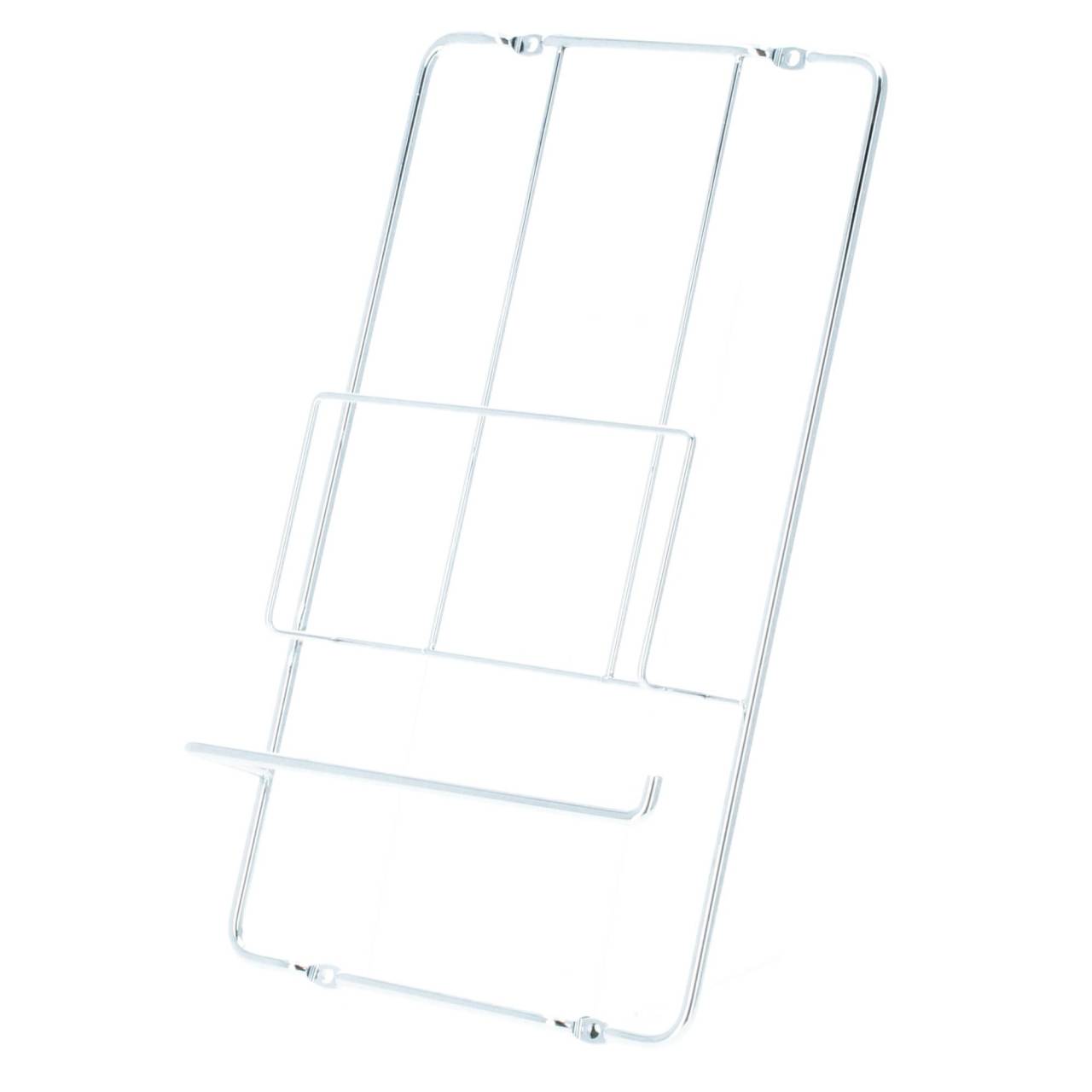 Puhlmann Magazinhalter Kochbuchhalter Frame 25x43x6,5 cm Chrom silber von Puhlmann