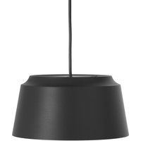 Puik - Groove Pendelleuchte, Ø 26 x H 13 cm, schwarz von Puik
