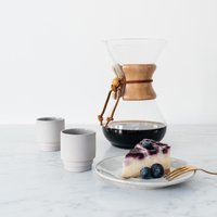 Monday Espresso Tassen - 2Er Set Porzellan Matt & Glänzend Puik Design Keramisch Kaffee Einfach Tisch Küche Speisen von PuikDesign