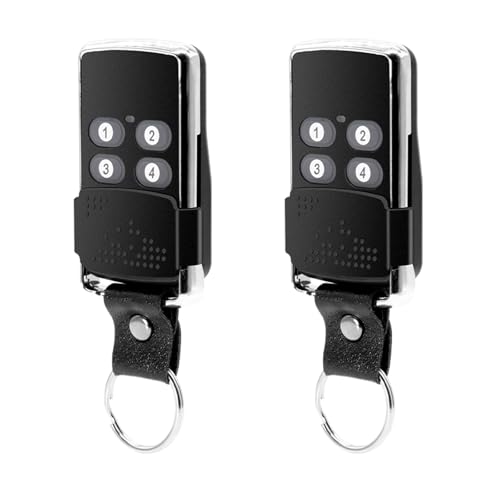 2 Stück 433,92MHz Garagentoröffner Handsender 4 Kanäle Rolling Code Fernbedienung kompatibel mit Wisniowski EL11Q, EL12Q, EL13Q, EL17Q ELN 2 Stück 433,92MHz Garagentoröffner Handsender 4 Kanäle Rolling Code Fernbedienung kompatibel mit Wisniowski EL11Q, EL12Q, EL13Q, EL17Q ELN von Puiseno