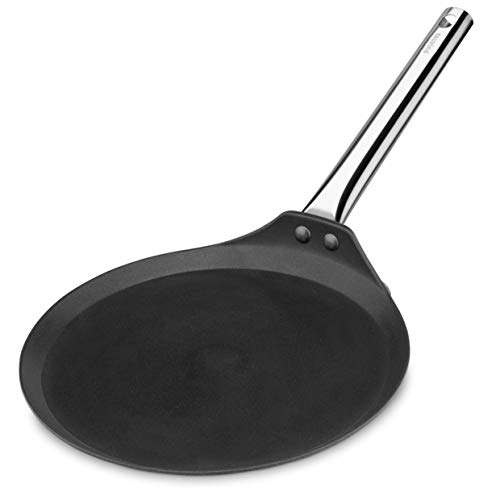 Pujadas P150.128 Black Series Crêpes-Pfanne, St/Stahlgriff, Durchmesser 28 cm, 4 Stück von Pujadas