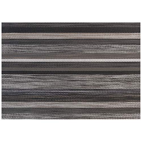 Pujadas P926.051 Deco Tischset, liniert, braun/schwarz, 45 x 30 cm, 6 Stück von Pujadas