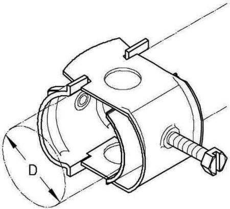 puk-werke Kabel-SCHELLE 52 W von Puk-Werke