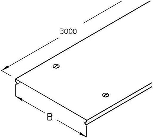 puk-werke Tablett Gruppe von Installation Puk deckt RIDR 05S mit Verschlusskappe für das Kabel-Management-System von Puk-Werke