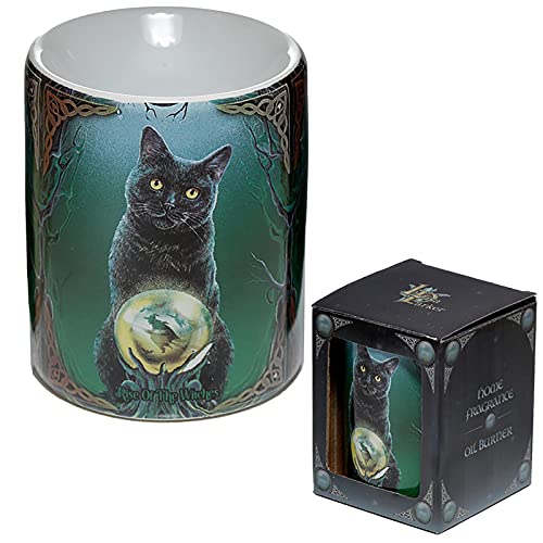 Puckator - Duftlampen - Aromatherapie - Lisa Parker Aufstieg der Hexen Katze Duftlampe aus Keramik von Puckator