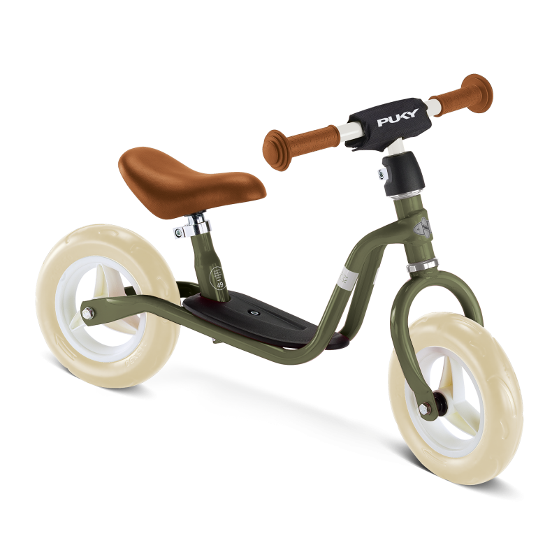 B-Ware Puky Lr M Classic Retro Laufrad Kinderlaufrad Roller Kinderroller Olive Green437 von Puky