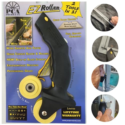 Screen Roller Tool Professional EZ Screen Spline Roller Tool with Knife Tool for Installing Screen Windows Door Patio Screen Roller Tool Professional EZ Screen Spline Roller Tool with Knife Tool for Installing Screen Windows Door Patio von Pull A Post