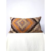 Kilim Kissen - Boho Billow Voll Ausgestopft 14 "x 22" von PullandThreads