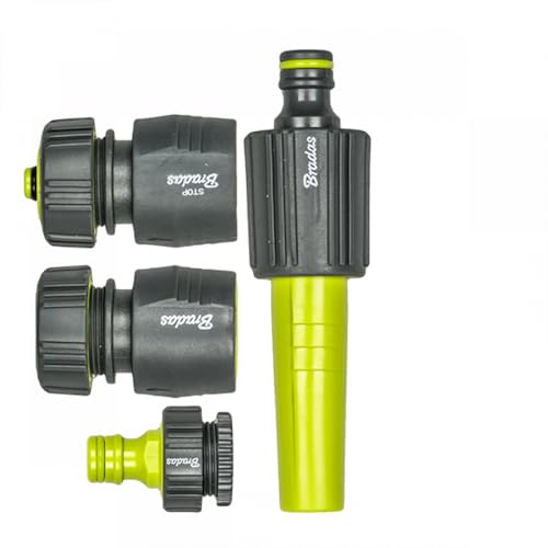 Gartenbrause, Reinigungsspritze 3/4 zoll SET, Gartenspritze, Handbrause, Spritze, Brause, variabler Wasserstrahl von Pullmer