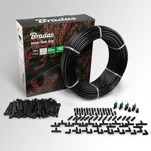 PULLMER Tropfschlauch bewässerung Set, Bewässerungsschlauch 50m micro drip system, Tropfbewässerung, Tröpfchenbewässerung PULLMER Tropfschlauch bewässerung Set, Bewässerungsschlauch 50m micro drip system, Tropfbewässerung, Tröpfchenbewässerung von Pullmer