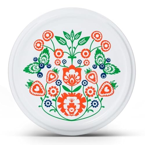 Pullmer Deckel für gläser 82 mm, Schraubdeckel, Twist-Off-Deckel (Folklore, 20 Stück) von Pullmer