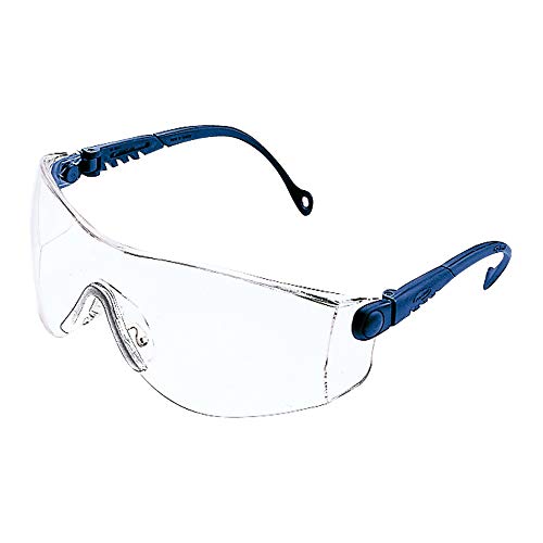 Honeywell 1000018 Op-Tema Safety Eyewear Frame with Clear Anti-Scratch Lens - Blue von Honeywell