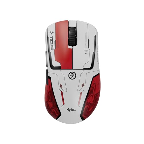 Pulsar x Quiccs Limited Edition – Xlite v4 kabellose Gaming-Maus, ultraleicht, 54 g, ergonomisch, optischer Schalter, 32000 DPI, 750 IPS, XS-1-Sensor, 8K-kompatibel (Medium) von Pulsar Gaming Gears