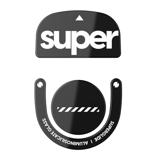 Superglide2 – Neue kontrollierbare Geschwindigkeit strukturierte Oberfläche, glatteste Mausfüße/Schlittschuhe aus ultrastarkem Glas, glatte und langlebige Sohle für Logitech G Pro X Superlight2 von Pulsar Gaming Gears