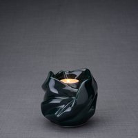 Andenken Urne Für Asche Mit Kerze - Oxidgrün/Keramik von PulvisArtUrns