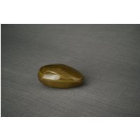 Andenken Urne Für Asche "stone" - Klein/Ölgrün/Keramik von PulvisArtUrns