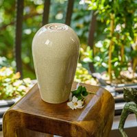 Gedenkurne „Serenity" - Groß | Craquelé Keramik von PulvisArtUrns