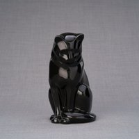 Neko Tierurne Für Asche - Lampe Schwarz /Keramik von PulvisArtUrns