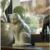 Neko Tierurne Für Asche - Perlweiss /Keramik von PulvisArtUrns