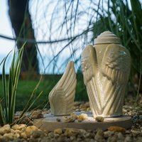 Set Urnen Für Menschliche Asche "Wings" | Große Urne + Andenken von PulvisArtUrns