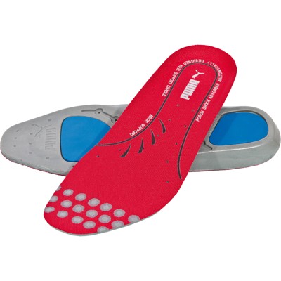 Einlegesohle evercushion plus, ganzflächig, stoßabsorbierend, rot, Größe 43 von Puma Safety
