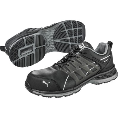 Sicherheits-Halbschuh Velocity 2.0 Black Low S3 ESD HRO SRC, Größe 42 von Puma Safety