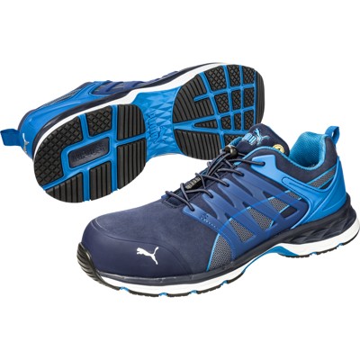 Sicherheits-Halbschuhe Velocity 2.0 Blue Low S1P ESD HRO SRC, Größe 48 von Puma Safety