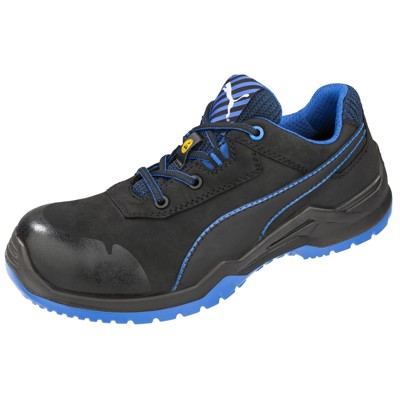Sicherheitshalbschuh Argon Blue Low, S3 ESD SRC, schwarz, Größe 48 von Puma Safety