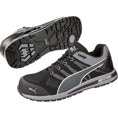 Sicherheitshalbschuh Elevate Knit Low 640891, S1P ESD HRO SRC, schwarz, Größe 41 von Puma Safety