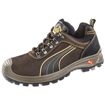 Sicherheitshalbschuh Sierra Nevada Low, S3 HRO SRC, braun, W11, Größe 40 von Puma Safety