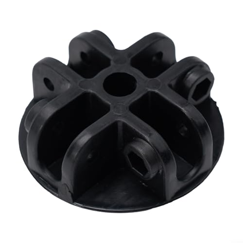 4-Wege-Mittelverbinder aus Kunststoff für Pavillon-Dachstütze, entworfen, um Stabilität zu erhalten und die Montage der Außenstruktur zu erleichtern (1 Stück) von Pumixiy