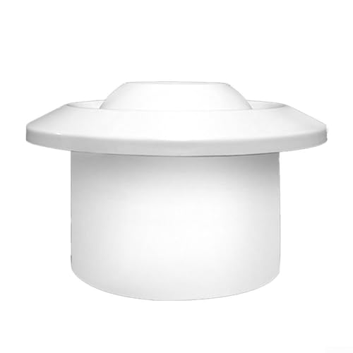 ABS Runde Klimaanlage Abluftabdeckung 360° drehbare kugelförmige Strahldüse verstellbare Öffnung Innenlüftungsgitter für Hotels Schulen (75) von Pumixiy