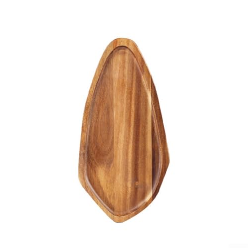 Dekoratives Tablett aus Holz zum organisierten Servieren von Desserts, Tee und Obst, für Partys, Hochzeiten und den Heimgebrauch (S) von Pumixiy