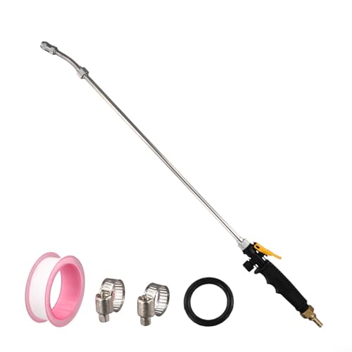 Edelstahl-Sprühstab-Ersatz mit 3/8 Zoll Messing-Stab und verstellbarer Düse, passend für Gartenschlauch oder Rucksack-Pumpsprüher für Bewässerung, Reinigung und Außenbereich von Pumixiy
