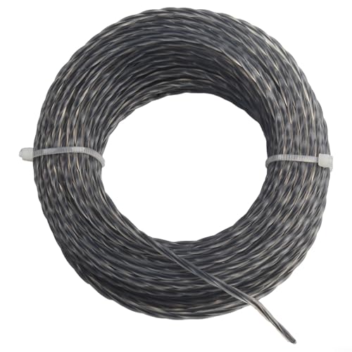 Ersatzspule für Rasentrimmer, 2 mm - 3 mm x 15 m, 2 Stück, für Rasentrimmer und Motorsensen, kompatibel mit Kotarau (15 m x 2,4 mm x 2 Stück) von Pumixiy