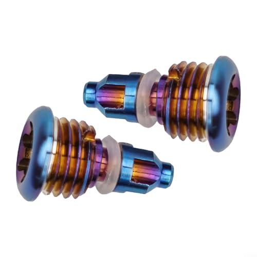 Fahrrad-Bremshebel-Entlüftungsschrauben mit O-Ring, kompatibel mit Magura MT2 MT4 MT5 MT7 MT8, leichte Legierungsschrauben für Reparatur- und Wartungsaufgaben (blau) von Pumixiy