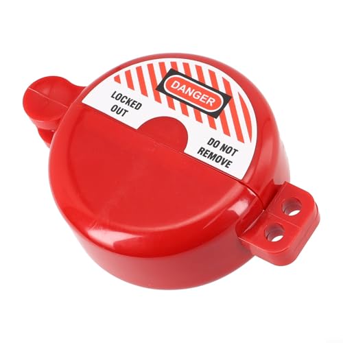 Gartenwassersicherheit, einfache Einrichtung, passend für die meisten Wandarmaturen, schützt vor unbefugter Anwendung, Outdoor-Wasserhahn-Schlosszylinder, ABS-Wasserhahnventil für Vorhängeschloss von Pumixiy