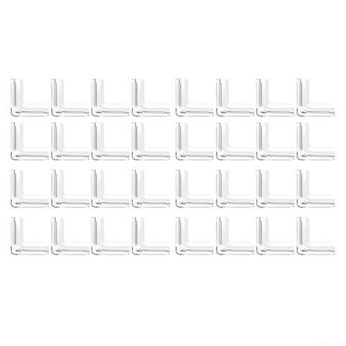 Klarer Eckkamin für Babys, 32 Stück, weiche PVC-Möbel mit Protektoren, Ecktische für starke Treppenschutz, Sicherheit Klarer Eckkamin für Babys, 32 Stück, weiche PVC-Möbel mit Protektoren, Ecktische für starke Treppenschutz, Sicherheit von Pumixiy